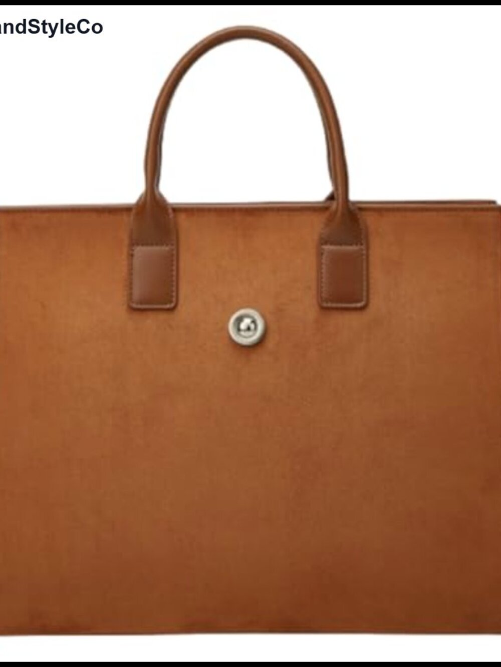 Suede Tote Handbag Faux Leather Hobo Shoulder Bag for Women Adjustable Strap
